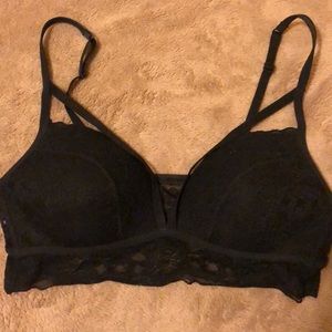 PINK Strappy Lace Bralette